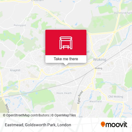 Eastmead, Goldsworth Park map