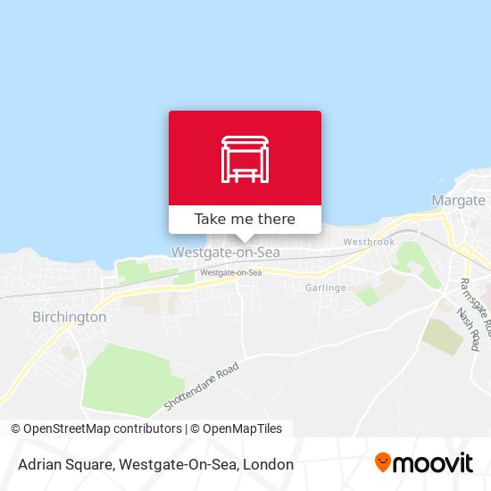 Adrian Square, Westgate-On-Sea map