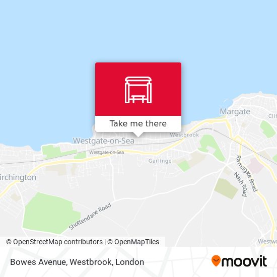 Bowes Avenue, Westbrook map