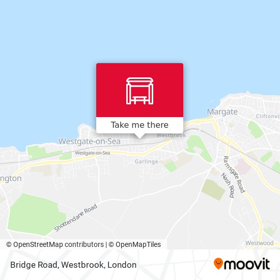 Bridge Road, Westbrook map