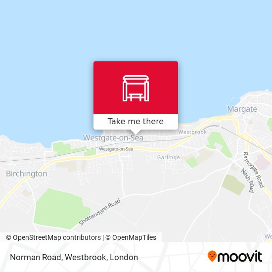 Norman Road, Westbrook map