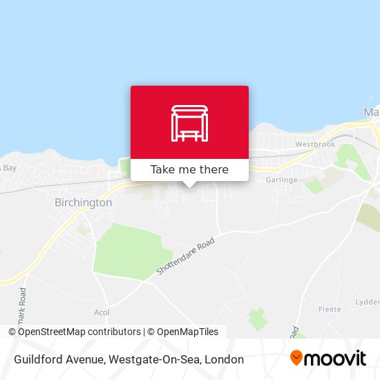 Guildford Avenue, Westgate-On-Sea map