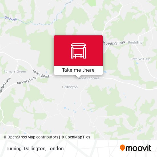 Turning, Dallington map