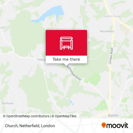 Church, Netherfield map