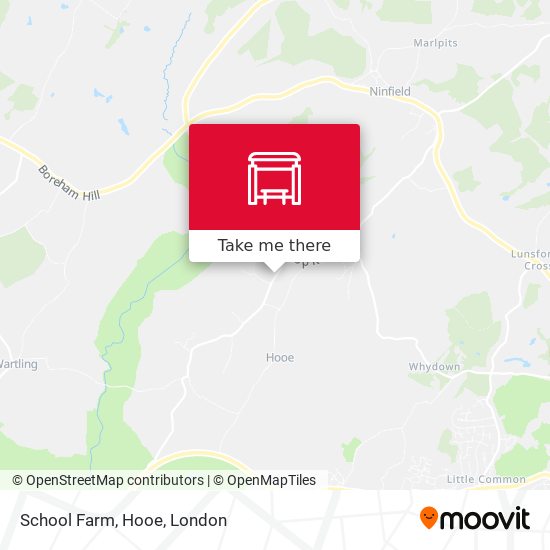 School Farm, Hooe map