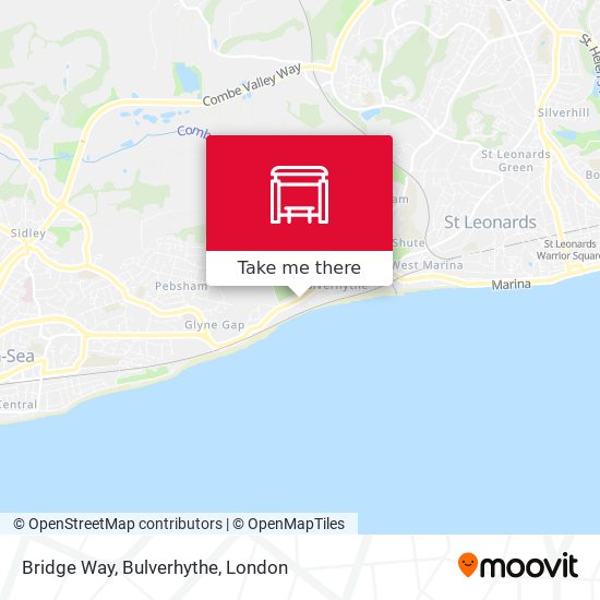 Bridge Way, Bulverhythe map