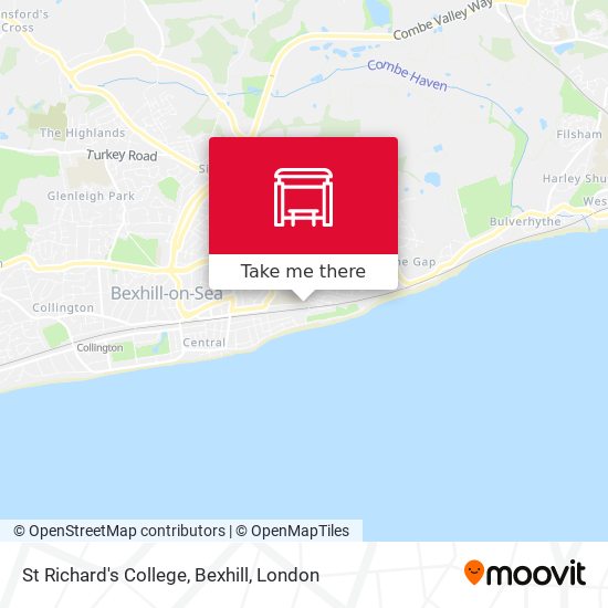 St Richard's College, Bexhill map