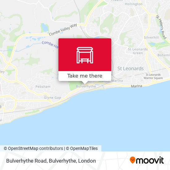 Bulverhythe Road, Bulverhythe map