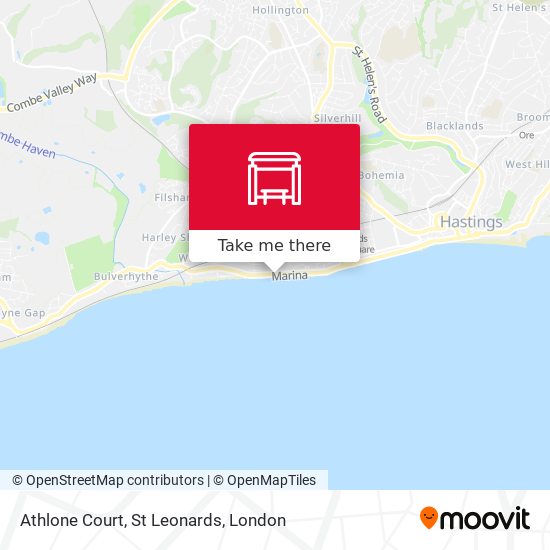 Athlone Court, St Leonards map