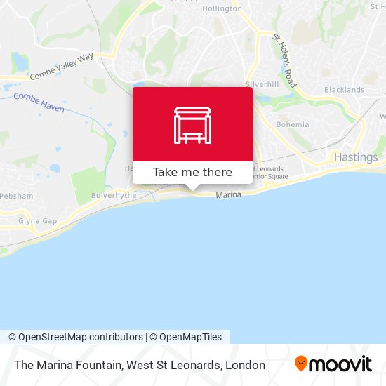 The Marina Fountain, West St Leonards map