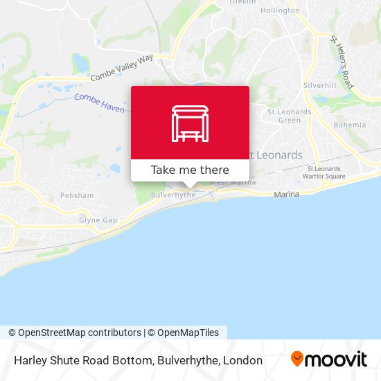 Harley Shute Road Bottom, Bulverhythe map