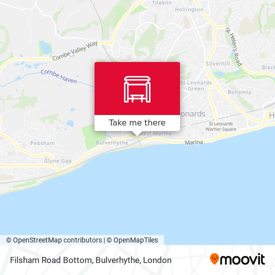 Filsham Road Bottom, Bulverhythe map