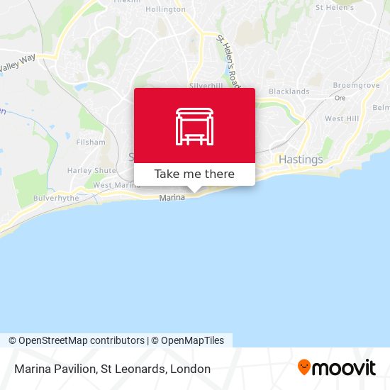 Marina Pavilion, St Leonards map