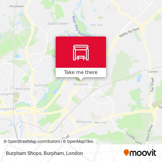Burpham Shops, Burpham map