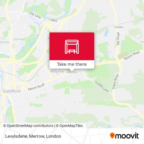 Levylsdene, Merrow map