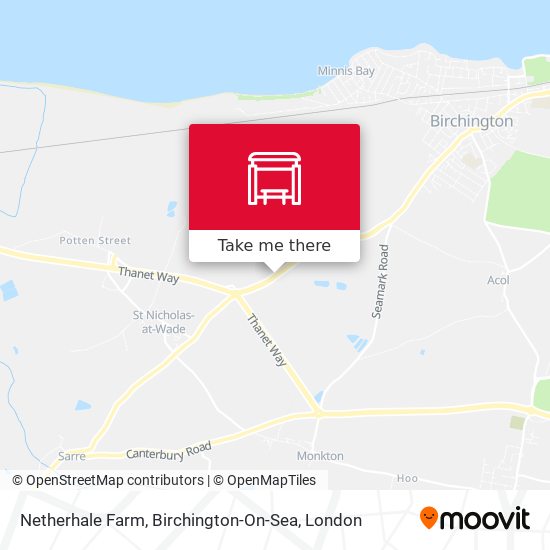 Netherhale Farm, Birchington-On-Sea map