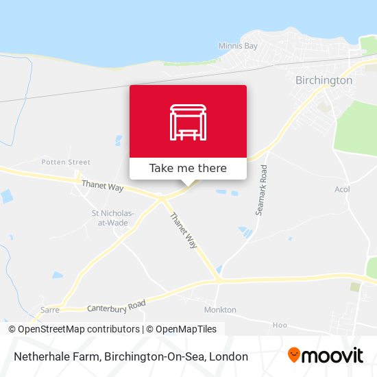 Netherhale Farm, Birchington-On-Sea map