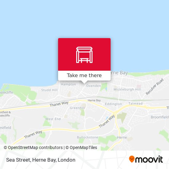Sea Street, Herne Bay map