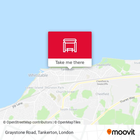 Graystone Road, Tankerton map