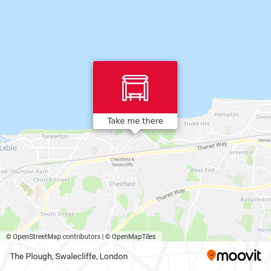The Plough, Swalecliffe map
