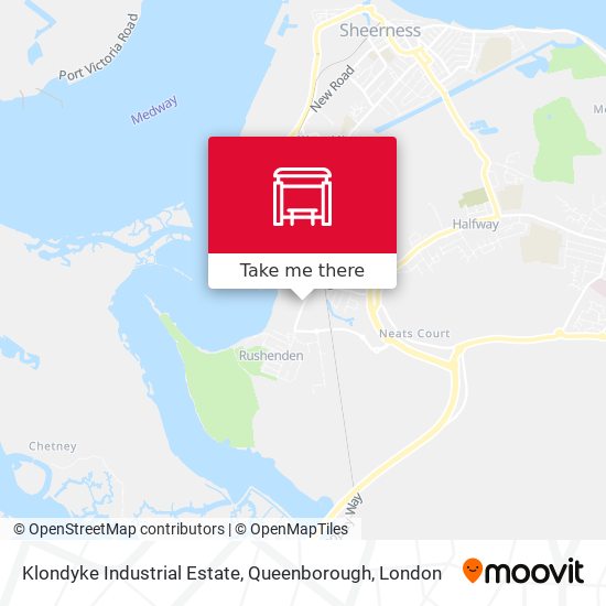 Klondyke Industrial Estate, Queenborough map
