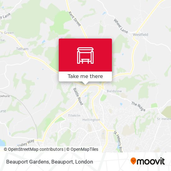 Beauport Gardens, Beauport map