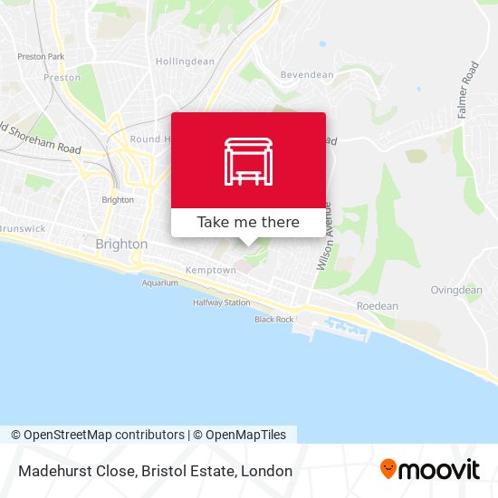 Madehurst Close, Bristol Estate map