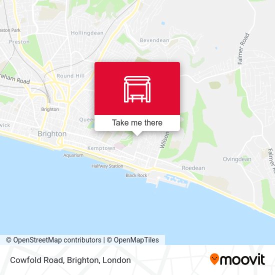 Cowfold Road, Brighton map