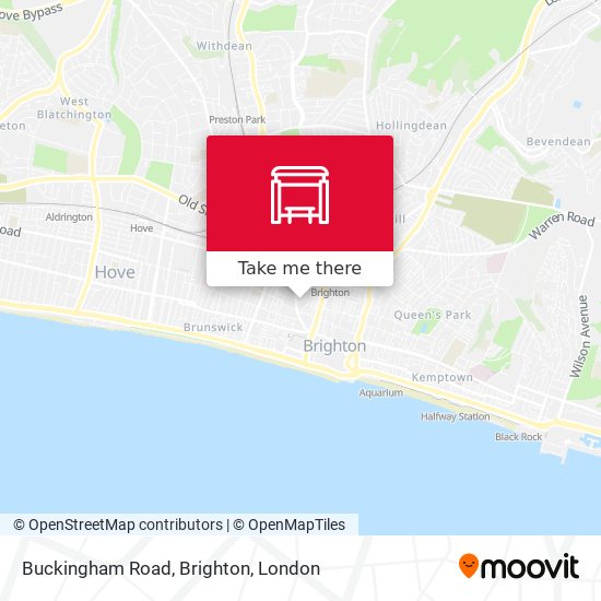 Buckingham Road, Brighton map
