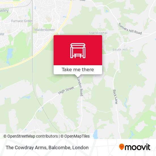 The Cowdray Arms, Balcombe map