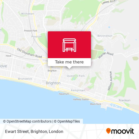 Ewart Street, Brighton map