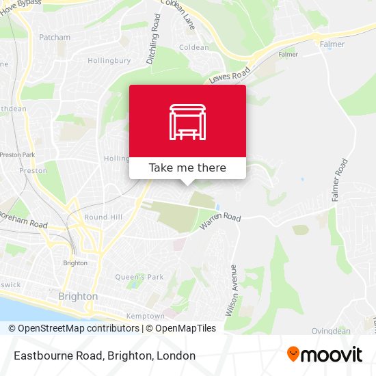 Eastbourne Road, Brighton map