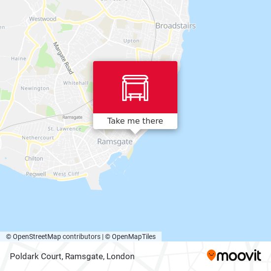 Poldark Court, Ramsgate map