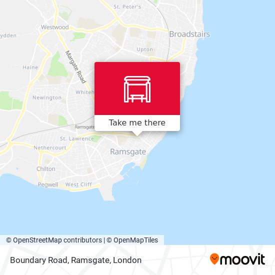 Boundary Road, Ramsgate map