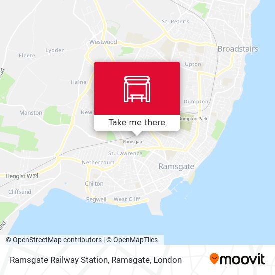 Ramsgate Railway Station, Ramsgate map