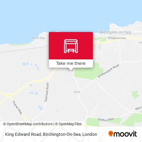 King Edward Road, Birchington-On-Sea map