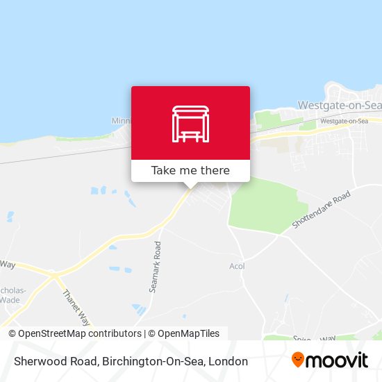 Sherwood Road, Birchington-On-Sea map