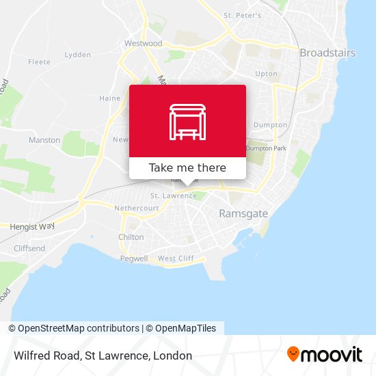 Wilfred Road, St Lawrence map