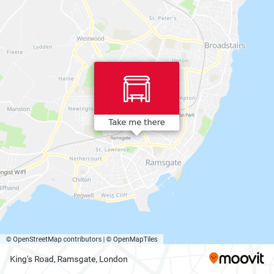 King's Road, Ramsgate map