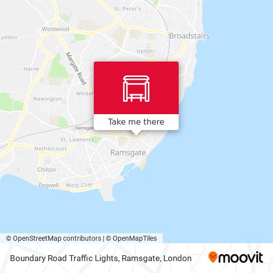 Boundary Road Traffic Lights, Ramsgate map