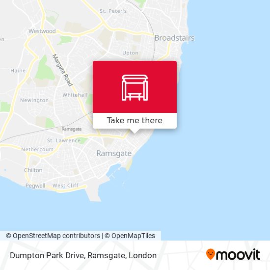 Dumpton Park Drive, Ramsgate map
