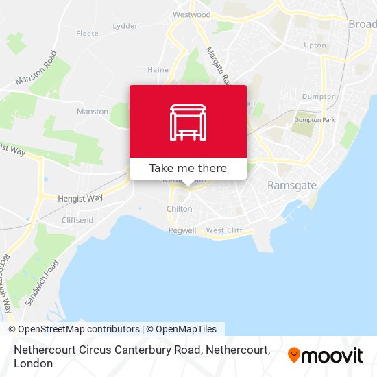 Nethercourt Circus Canterbury Road, Nethercourt map