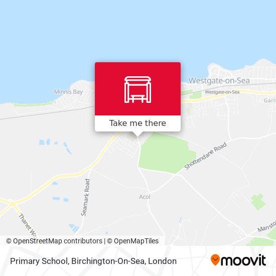 Primary School, Birchington-On-Sea map