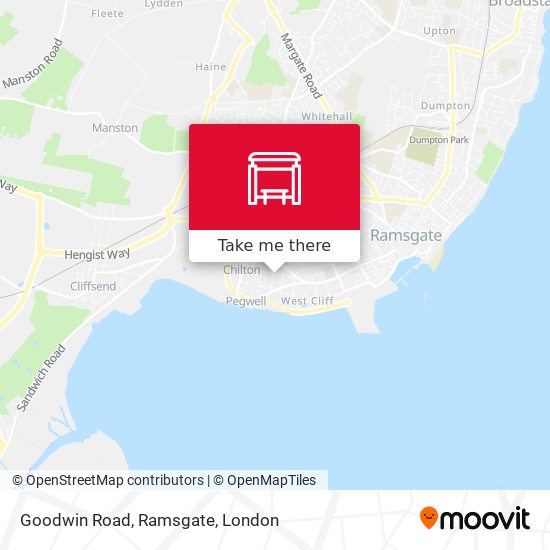 Goodwin Road, Ramsgate map