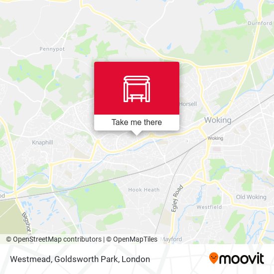 Westmead, Goldsworth Park map