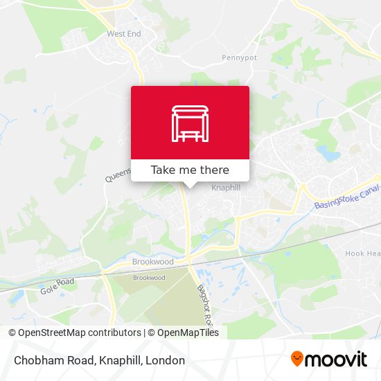 Chobham Road, Knaphill map