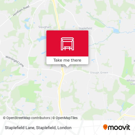 Staplefield Lane, Staplefield map