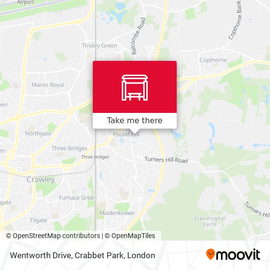 Wentworth Drive, Crabbet Park map