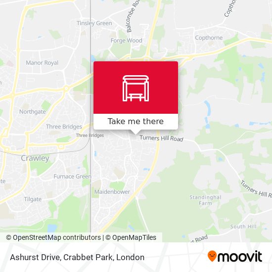 Ashurst Drive, Crabbet Park map