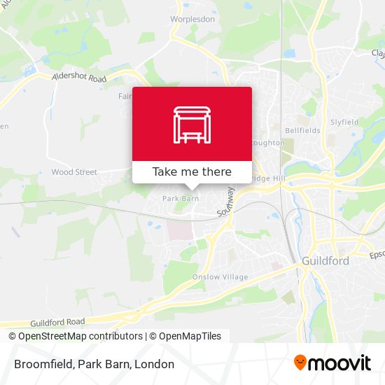 Broomfield, Park Barn map